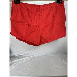 VTG Corzini Mens Size (2XL) RED Lined Bathing Suit Running Shorts 2” Inseam RARE